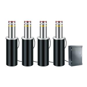 Quality 304 Stainless Steel Hydraulic Driveway Security Bollards Control Time 3S wholesale