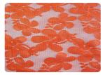 Orange 100% Polyester Lace Fabric For Fashionable Dress , Lingerie CY-CT8556