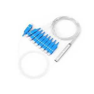 Quality FTTH Mini Steel Tube Bare Plc Splitter 1x2 1x4 1x8 1x16 Fiber Optical Splitter wholesale