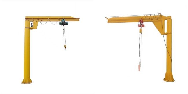 Pilar Mounted Jib Crane 0.25ton 1ton 2ton 3ton 5ton With Remote Control