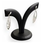 Logo Printed Earring Display Stands , Jewelry Display Holder With Paper Material