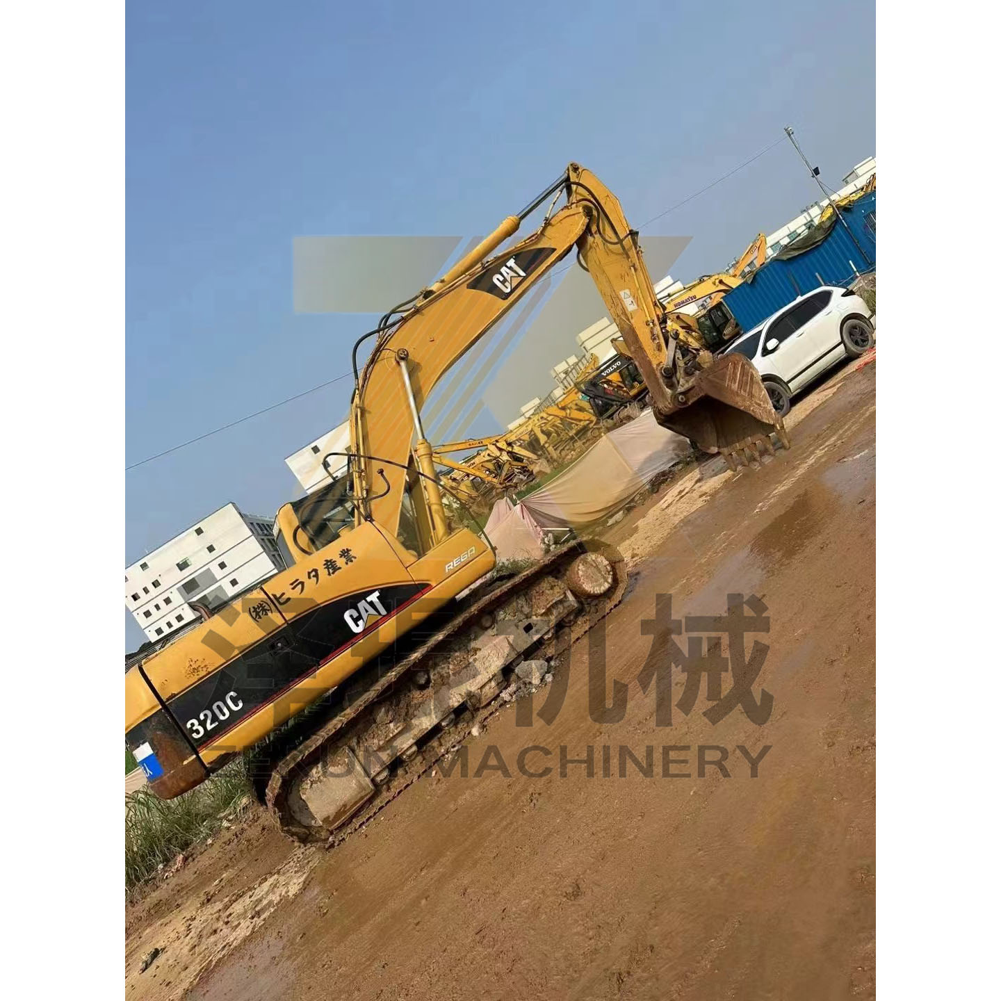 Secondhand Japan Used Caterpillar CAT 320C 320CL Ship Excavator in with Competitive