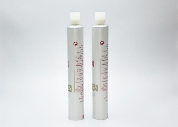 50G Volume Aluminium Cosmetic Tubes , Lotion Tube Containers With Cylindrical
