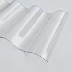 Flexible Polycarbonate Corrugated Sheet 840mm For Roofing Building