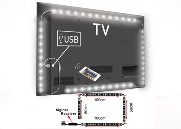 OEM USB LED Strip RGB Flexible 5050 SMD HDTV Desktop TV Background Bande strip