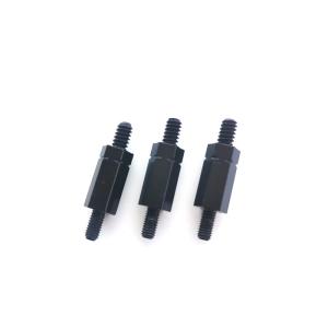 Quality Water Cooled Radiator Male Female Motherboard Standoff Screws Electrophoretic black Hexagonal Prop wholesale