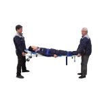 Blue Aluminum Alloy Folding Stretcher Manual Foldable Canvas Stretcher