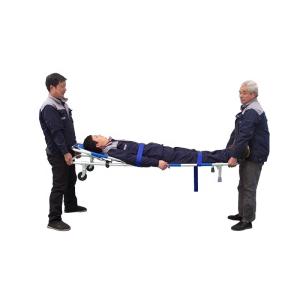 Quality Blue Aluminum Alloy Folding Stretcher Manual Foldable Canvas Stretcher wholesale