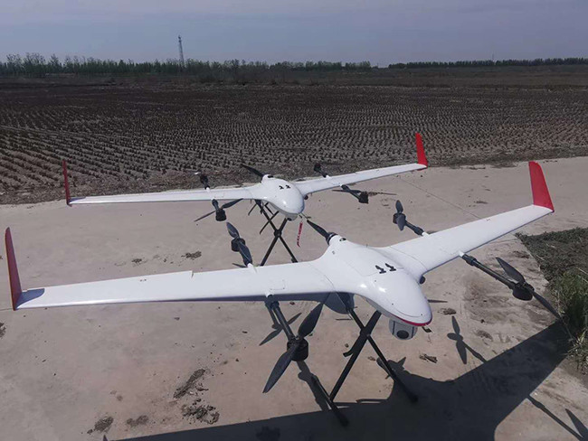 GPS Mapping Aerial Survey Drone , ISO9001 Fixed Wing Drone