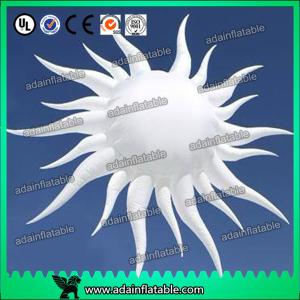 Quality White Hanging Inflatable Sun For Club Event Hanging Decoration wholesale