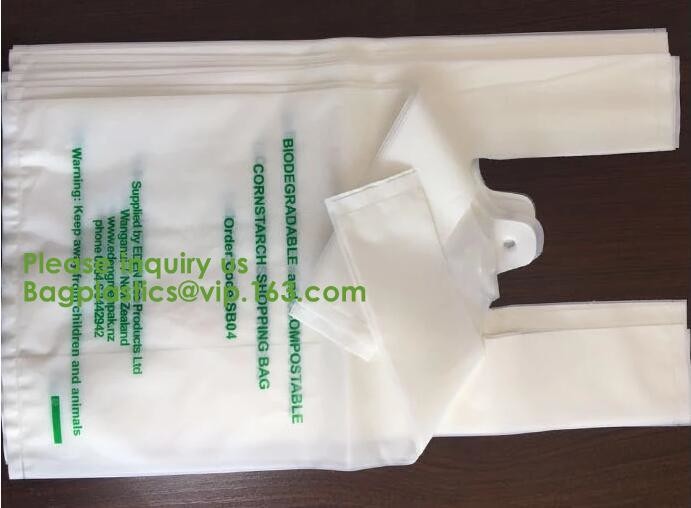 Organic Recycling and compostable bag,Eco friendly Compostable,compostable biobased plastic tshirt bag bagease bagplasti