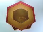 Custom Luxury Gift Boxes For Food Packaging, Spot UV Hexagon Shape Unique Rigid