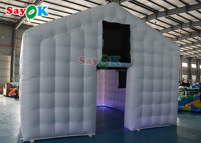 Commercial Pvc Material Inflatable Bounce House White Color