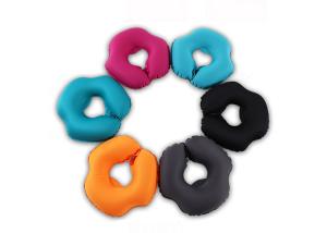 Quality Polyester Inflatable Neck Pillow , Wear Resistance Inflatable Flight Pillow wholesale