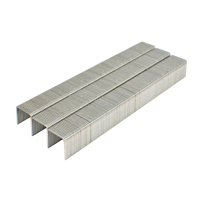 20Ga 80 Series Galvanized Crown Staples Fine Wire 8008 12.8mm For Industrial Furniture