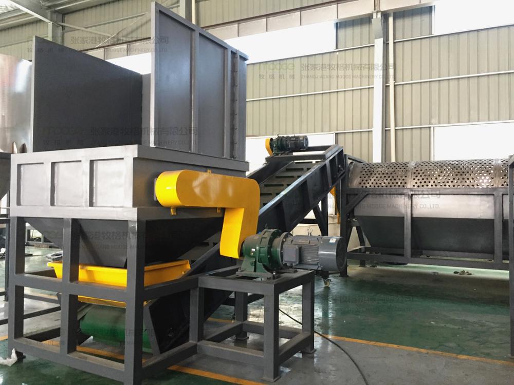 PET Recycling Plastic Bottle Baler Machine Breaker Bale Opener