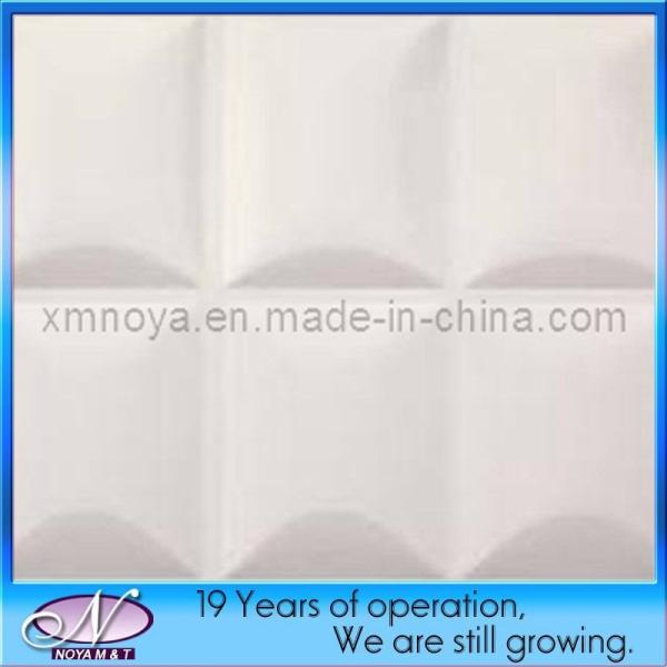 500mmx500mm Plant Fibre Board Fiber 3D Panel for Kitchen/Bathroom Wall