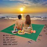 210T polyester PU5000mm Waterproof Picnic Blanket