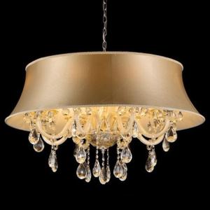 Quality Tiered crystal chandelier with Lampshade (WH-CY-109) wholesale
