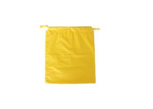 Quality Promotion Plastic Drawstring Bag Sustainable CPE Yellow Recycled Material wholesale
