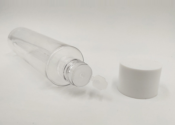 100ml Cylinder Plastic PET Bottle With Screw Cap For Cosmetic Packaging