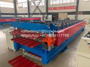 Quality 75mm Main Shaft Button Touch Screen Roll Forming Machine for 0.3-0.6mm Metal wholesale