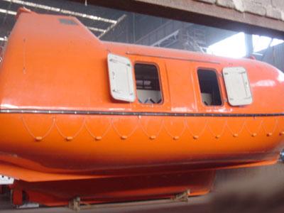 Cheap Totally enclosed life boat&amp;rescue boat with high quality for lifesaving for sale