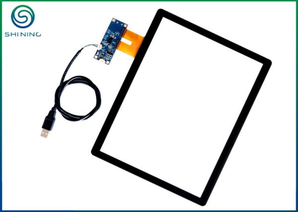 Projected Capacitive Touch Screen Glass Overlay 12 Inch USB 2.0 4:3 Aspect