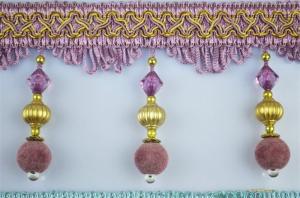 Quality Delicate handmade wholesale ODM curtain lace accessories beaded decorative fringes tassels wholesale