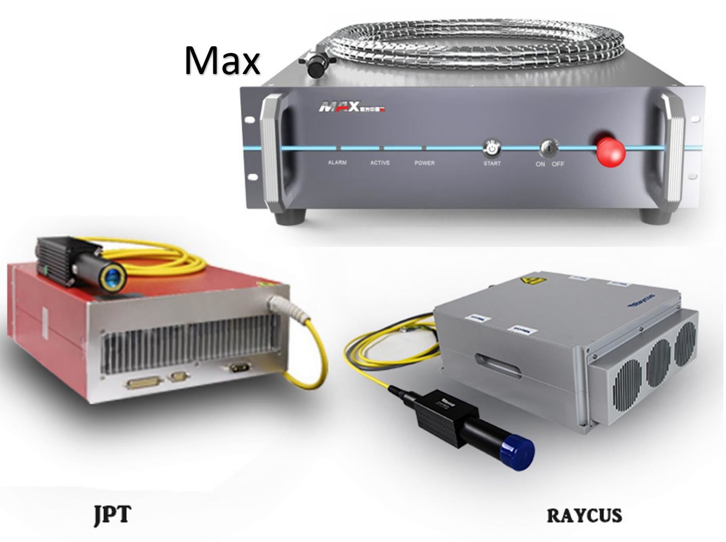 30W 50W Raycus JPT Small Fiber Laser Engraver For Metal Stainless Steel
