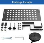 Office Desk Home Steel Cable Organizer Tray Space Saving Under Desk Wire Rack