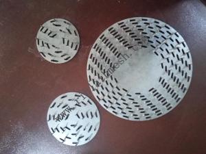 Quality 4-10&quot; Diameter Anti Split Plates Used To Prevent Split In Hardwood Poles And Logs wholesale