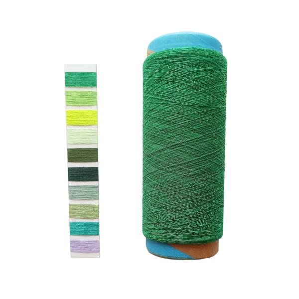 Ne20/1 Regenerated Cotton Yarn Recycled Cotton Polyester Blended Yarn For Socks
