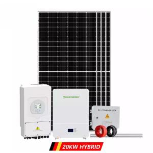 Quality 10kw 20kw Home Battery Storage System Hybrid Off Grid Solar Power wholesale