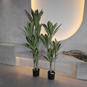 Quality Indoor / Outdoor Plastic Artificial Plants Waterproof 120-150cm wholesale