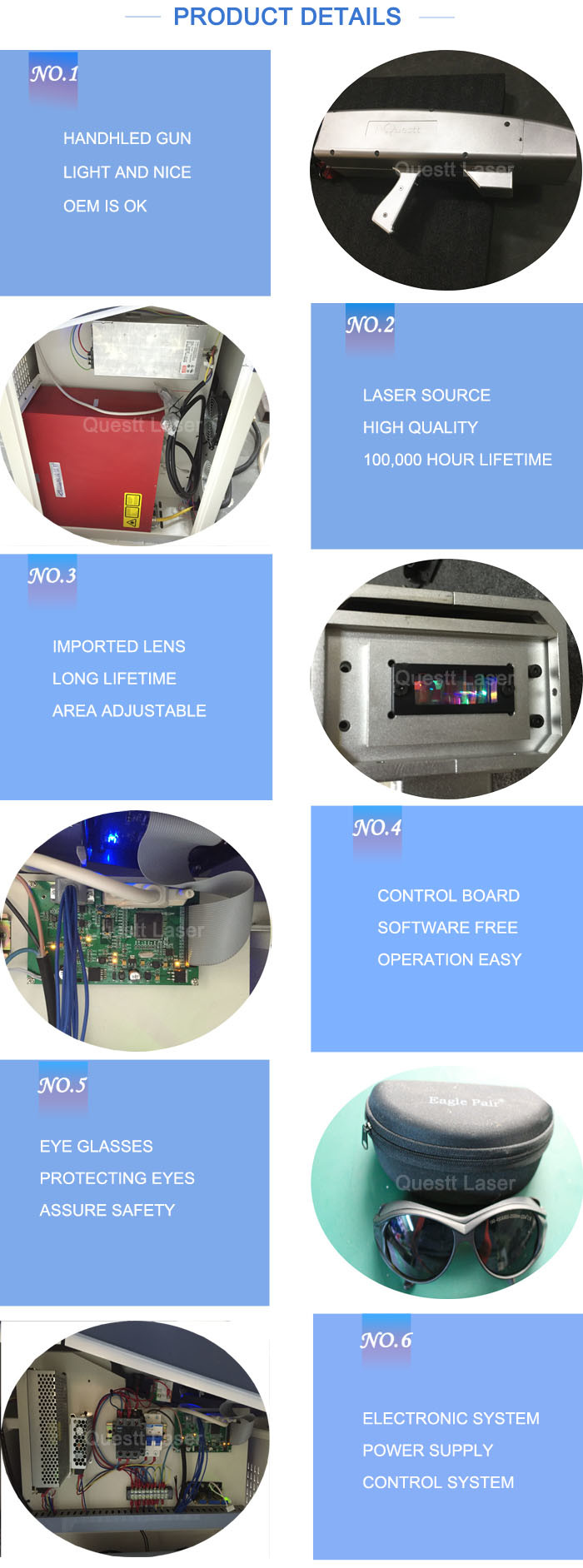 Portable Laser Rust Remover Machine For Cleaning Graffiti Oil Car Restoration