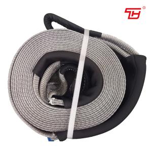 Quality 12ton Car Traction Nylon Heavy Duty Tow Straps For Truck Kinetic Recovery wholesale