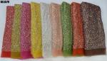 2023 Exquisite handmade beaded lace embroidery lace fabric wedding dress Senegal