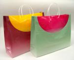 Printed HDPE Plastic Handle Bags Degradable Recycled Handbags