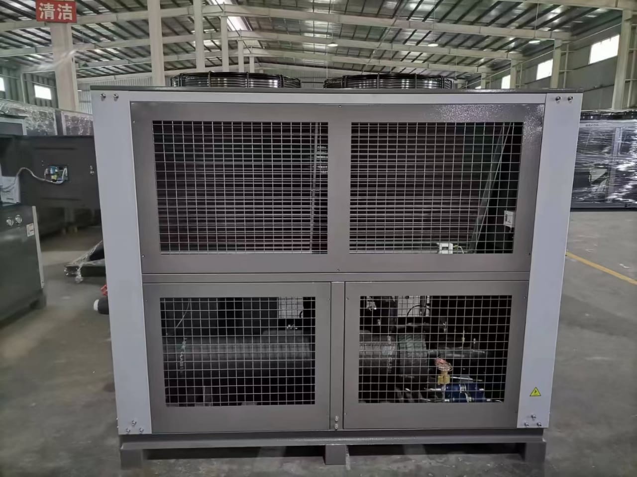 50HP Screw Type Chiller Central Chiller Air Cooled Industrial Plastic Chiller For Plastic mold