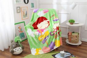 Quality Soft Cute Children Flannel Screen Printed Blanket For Baby Polyester Comfortable wholesale