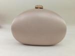 Women Satin Flower Glitter Clutch Bag With Delicate Crystal Closure