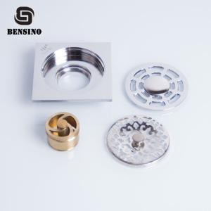Quality Chrome Plated 390g 10cm Bathroom Floor Drain Strainer wholesale