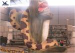 Animal Park Lifelike Animatronic Animals Customized Snake Sculpture For