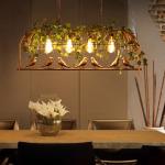 Vintage Bird Iron chandelier American Industrial Cafe Personality E27 Decor