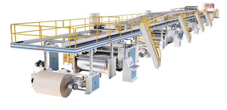 Corrugated Paperboard Production Line for 3/5/7-layer Corrugated Carton Box Making