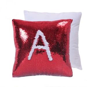 Quality Shiny Blank Sublimation Sequin Cushion Cover For Photo Printing 40*40cm wholesale