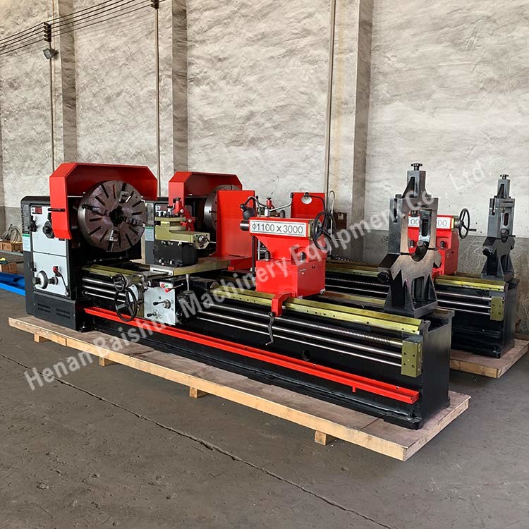 CW6180Q Brake Drum Brake Disc Lathe Machine Metal Pipe Threading Horizontal