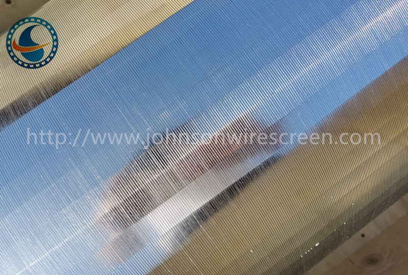 20 Micron Slotted Wedge Screen Filter Separates One Material From Another