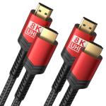 Ultra High Speed HDMI Cable 4K 120Hz 8K 60Hz 24/26/28/30 for Different Length 1m